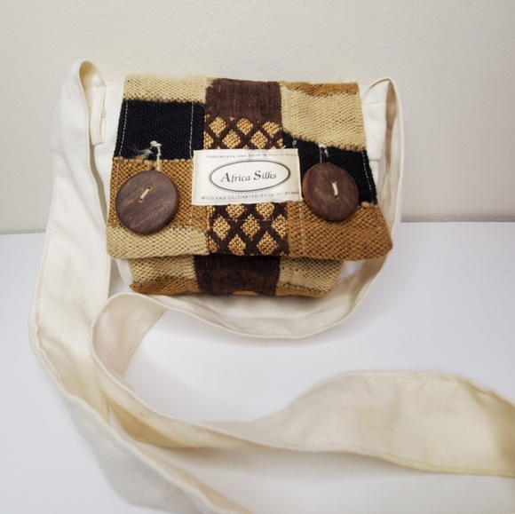 Africa Silk Crossbody Ladies Mini Bag - Picture 2 of 7